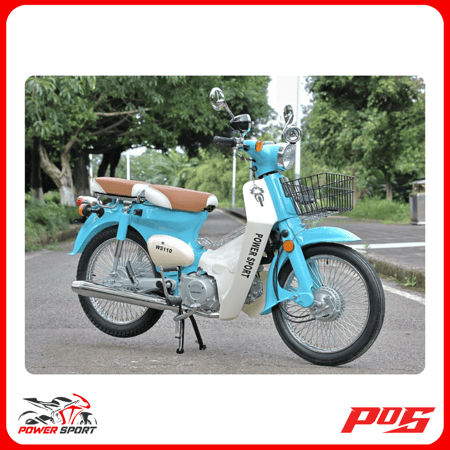 دراجة نارية كلاسيك شبيه الهوندا 110 لون ازرق - WS110