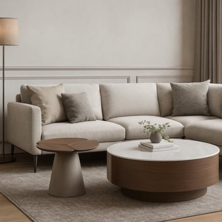 طاولة قهوة - قطعتين