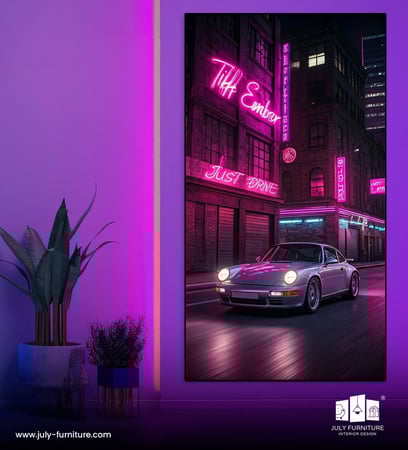 لوحة سيارات كلاسيكية