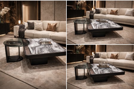 طاولة قهوة - قطعتين