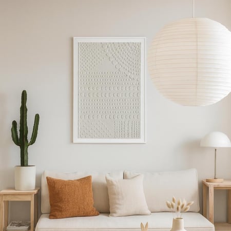 ديكور جداري جبسي، إيقاع النقاط