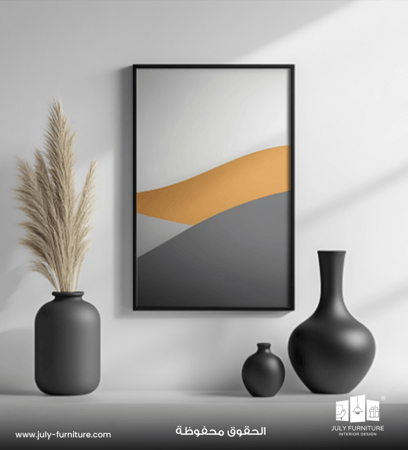 لوحة جدارية  - لوحة تدرّج الذهب