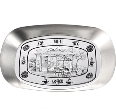 صحن المنيوم صغير