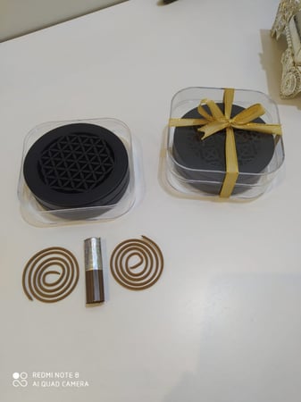 مبخرة أعواد الكمبودي دائري