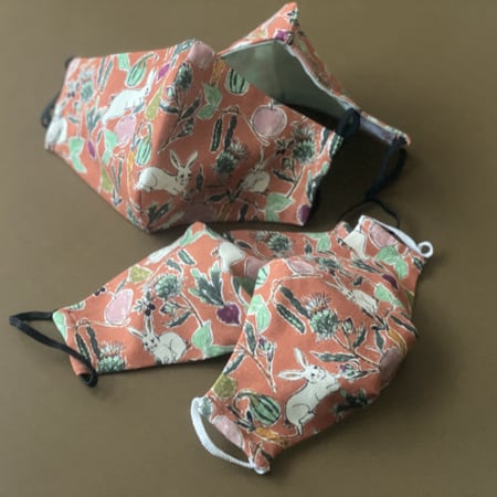 كمامة قماشية أرانب ومزرعة 95#