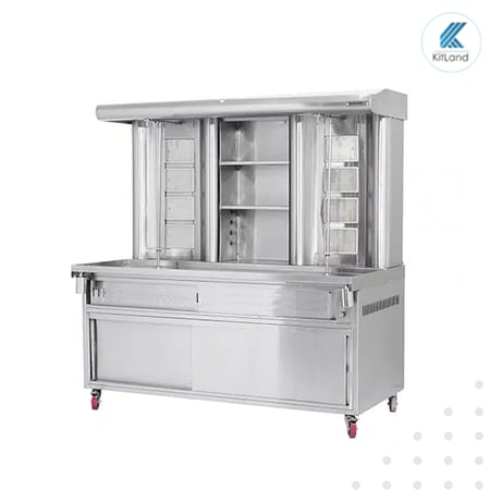 شواية شاورما دبل مع كابينة