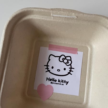 شمعة Hello kitty cake