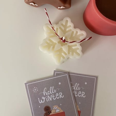 شمعة Snowflake
