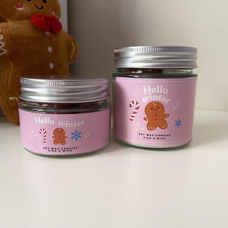 شمعة Hello winter