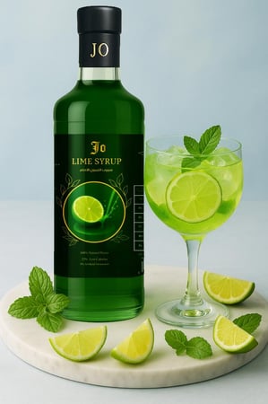 سيروب ليمون أخضر – Green Lemon Syrup