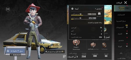 حساب ببجي عالمية