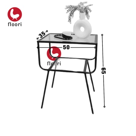 كمدينه حديد ذهبي سطح زجاج شفاف