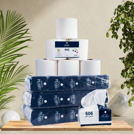 ماكسي رول 900 جرام  + 30 علبة مناديل 4 طبقات