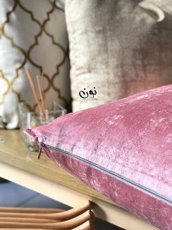 غطاء وسادة موروكون تطريز ذهبي