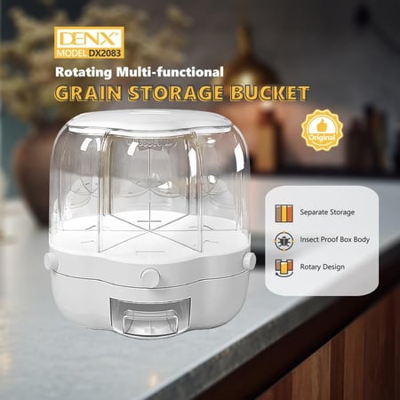 حافظة الحبوب متعددة الوظائف DX2083 | تصميم مبتكر لتخزين منظم