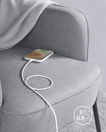 سلك انكر باور لاين فلو يو إس بي سي الي لايتنينق 0.9 م