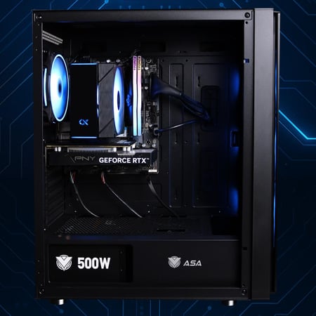 بي سي قيمنق معالج i5-12400F وكرت RTX 3050