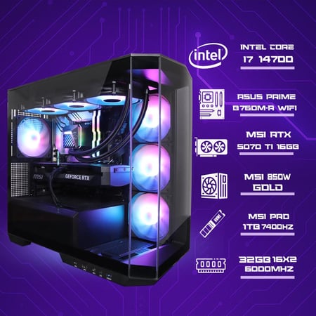 بي سي قيمنق 5070TI- i7-14700F