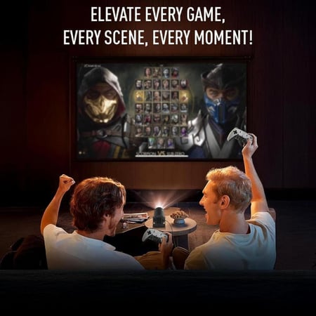 جهاز عرض ألعاب مع وحدات تحكم من شركة PORODO GAMING