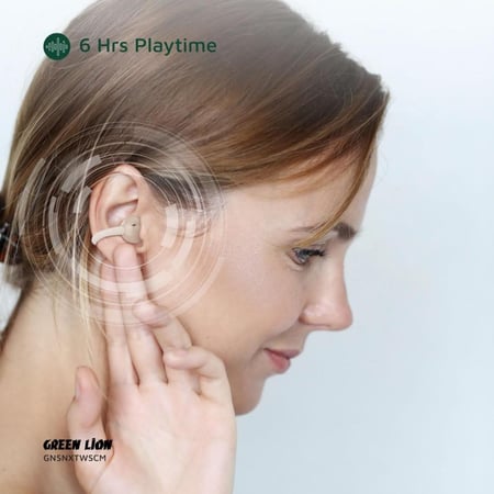 سماعات ايربودز سونيكس من جرين ليون Green Lion Sonix Clip On Earbuds