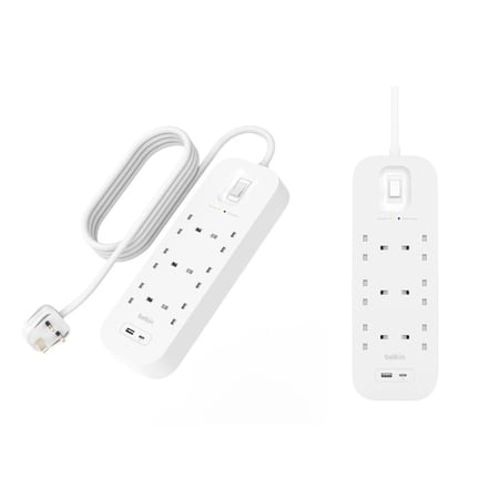 بيلكن توصيلة 6 منافذ مع منفذ تايب سي PD ب ومنفذ USB-A