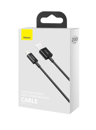 بيسوس - كيبل يو اس بي ايفون بطول 1 متر متعدد الالوان