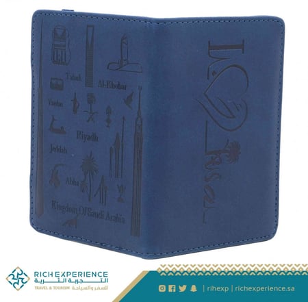 غلاف جواز سفر معالم المملكة