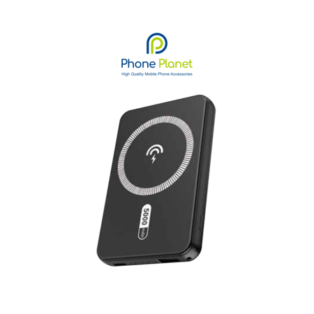 بطارية متنقلة لاسلكي بحجم صغير بقوة 5000mAh