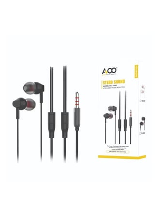 سماعة أذن AVOO منفذ AUX مقاس 3.5 ملم | صوت كلاسيكي نقي