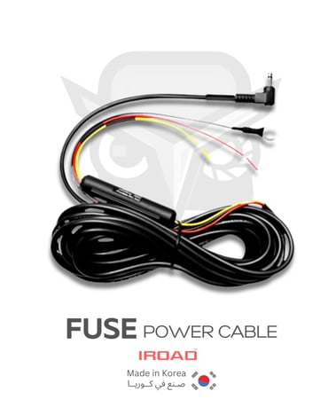 كيبل تشغيل Fuse Power لعلبة الفيوز من ®IROAD الأصلية