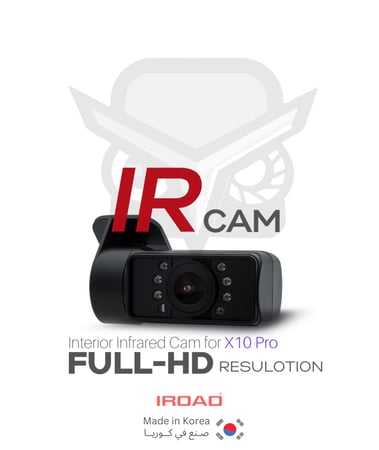 كاميرا داخلية IROAD IR Camera بدقة Full HD تناسب  IROAD X10 Pro