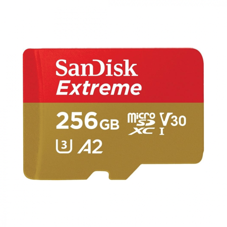 ذاكرة تخزين Extreme SDXC سعة 256 جيجابايت ®SanDisk الأصلية