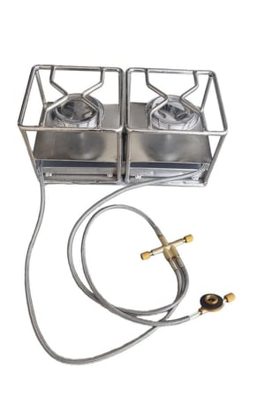 موقد الزلزال نيكل مزدوج لي واحد @