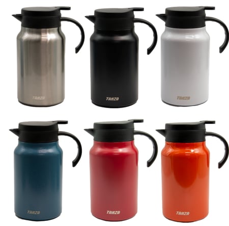 زمزمية تنزا ستيل بشخال 1.5 لتر