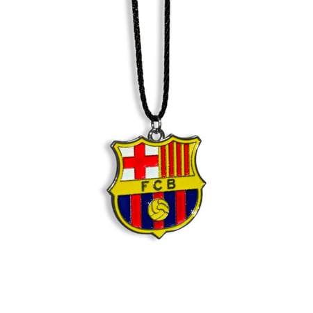 تعليقة لامعة مصنوعة بدقة تحمل شعار نادي برشلونة بتفاصيله الرائعة