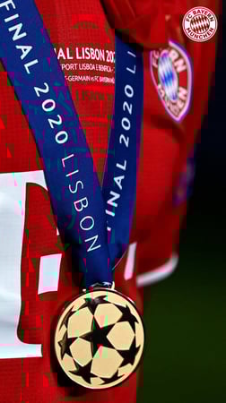 ميدالية بايرن ميونيخ بطل دوري أبطال اوروبا موسم 2020
