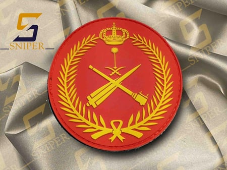 شعار  الدفاع الجوي ربر مقاس  75X75 mm