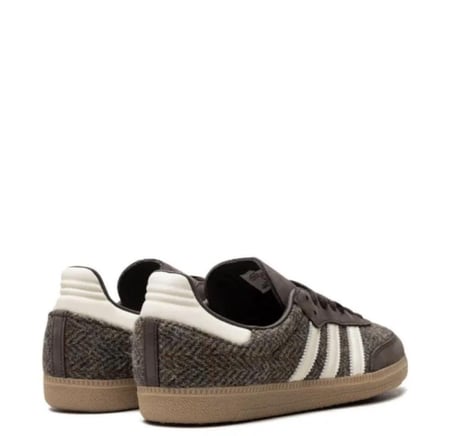 Adidas Samba OG Tweed Pack "Dark Brown/Cream White/Gum" sneakers