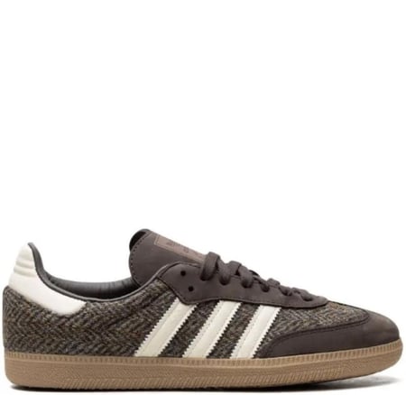 Adidas Samba OG Tweed Pack "Dark Brown/Cream White/Gum" sneakers