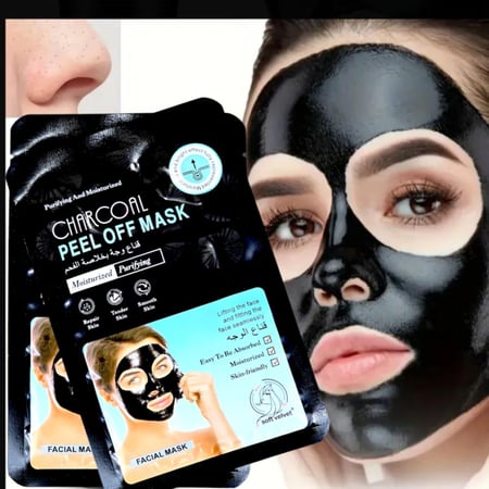 قناع الفحم من سوفت فلفيت قناع التقشير الاسود بالفحم سائل لتقشير مركب بالفحم يزيل قناع الوجه هذا الشوائب العميقه للمسامات بشكل واضح ويقلل من ظهور حجم المسام ليكشف عن بشرة منتعشة وصحية