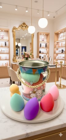 بيوتي بلاندر 5 قطع إسفنجة مزج الجمال لجميع أنواع مستحضرات التجميل، يمكن أن تناسب جميع المناطق حول وجهك، حتى مثل جناح الأنف والجلد حول العينين