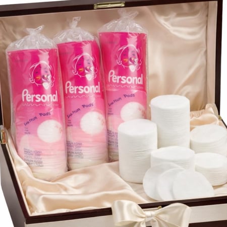 اقراص قطنية الكيس الواحد فيه 80 قرص وسادات مكياج قطنية نقية 100% من وسادات مكياج من القطن العضوي المعتمد للوجه، سطح مستدير من الخرز الدقيق، وسادات وجه متعددة الاستخدامات للجمال والعناية الشخصية، ابيض 3 اكياس