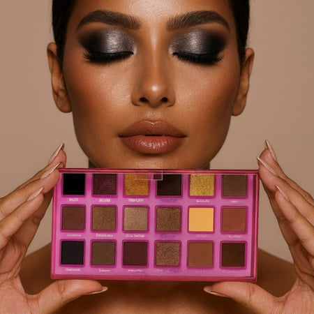 ظل عيون حجم كبير من داليا روز B باليت ظل العيون باشباع لون قوي تظليل بالوان طبيعية متنوعة مطفاة ولامعة وبراقة تدوم طويلا وقابلة للمزج بكل سهولة