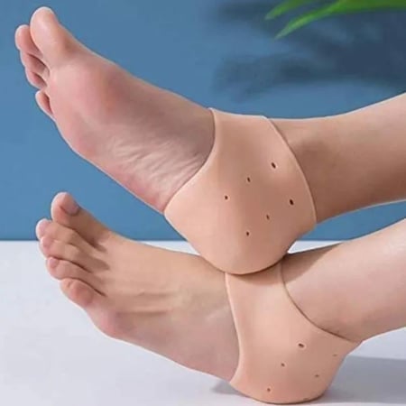 واقي للكعب، 4 ازواج من وسائد الكعب المصنوعة من الجل والسيليكون، نعل داخلي لحماية الكعب للنساء والرجال، لتخفيف الام الكعب وتخفيف الضغط