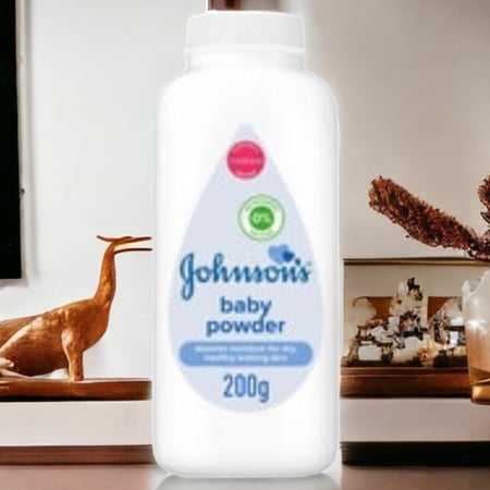 جونسون بودرة اطفال 200 جرام منتج مسجل في هيئة الغذاء والدواء
