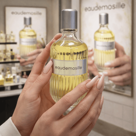 عطر EAU DEMOSILLE  عطر أنثوي أنيق يجمع بين الرقي والنعومة، 100 ملي صُمم للمرأة التي تحب الحضور الهادئ والفخامة غير المتكلفة. نفحاته العطرية المتوازنة تمنحك إحساسًا بالانتعاش والجاذبية يدوم طوال اليوم، مع لمسة دافئة تترك أثرًا أنيقًا لا يُنسى.