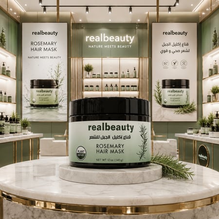 قناع إكليل الجبل التايلندي للشعر من Realbeauty  امنحي شعرك عناية فاخرة ولمسة نعومة لا تقاوم مع قناع إكليل الجبل الغني بالمكونات المغذية التي تساعد على ترطيب الشعر بعمق وتحسين مظهره من أول استخدام
