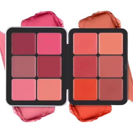 باليت احمر خدود كريمي من ريال بيوتي لتزيين الوجه وإبراز الملامح، تحميل الوجه، مكياج خدود للتألق