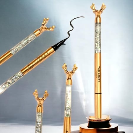 ايلاينر سواد اليل من روز بيري واحد قلم تحديد عيون مقاوم للماء يدوم لمدة 24 ساعة لمكياج احترافي