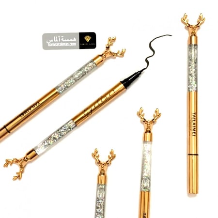 ايلاينر سواد اليل من روز بيري واحد قلم تحديد عيون مقاوم للماء يدوم لمدة 24 ساعة لمكياج احترافي